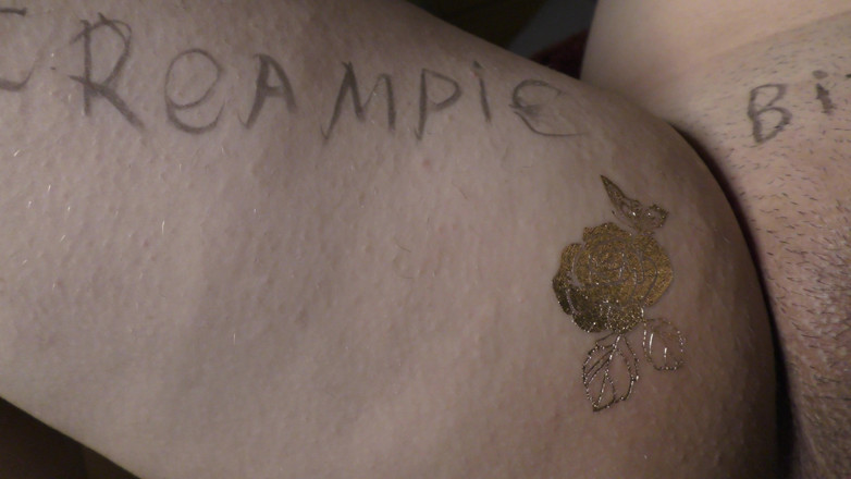Milky Mari: Teen girl let her boyfriend do a body writings before...