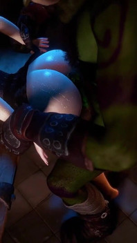 Giant Vs Fantasy Girl in 3D: Unfiltered Beauty - 3D Animation Hentai