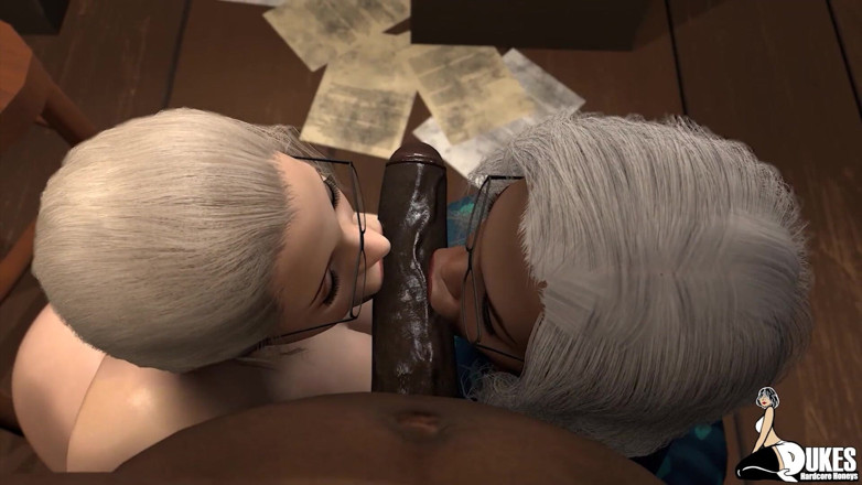 Dukes Hardcore Honeys: Horny cocks go balls deep inside elderly church pussy