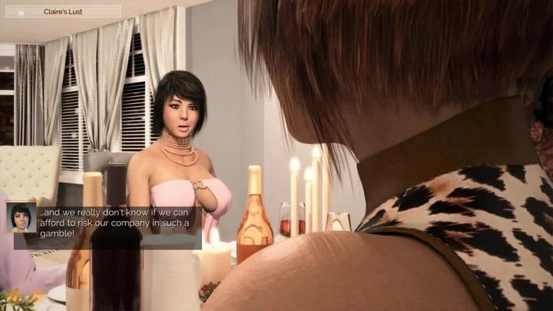 Dirty GamesXxX: Perkahwinan bahagia: footjob antara kaum di bawah meja pada parti...