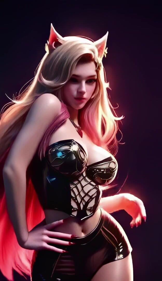 3D-Hentai Games: Ahris passionerade dans