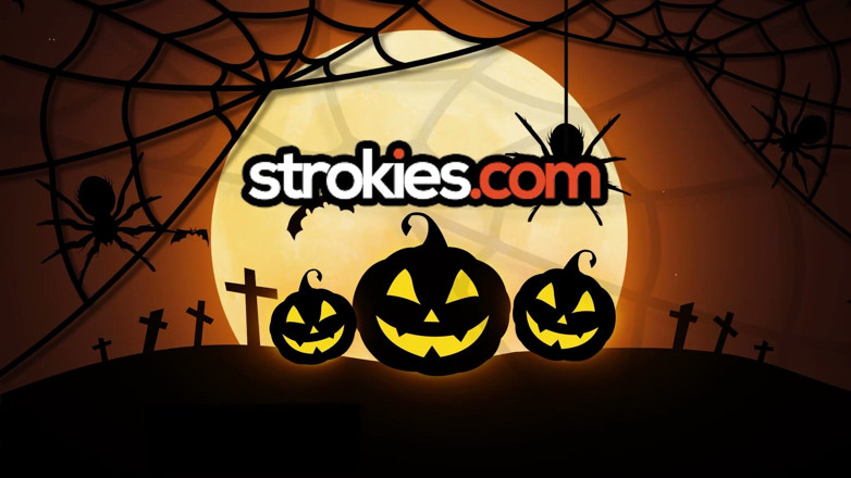 Strokies: Strokies Dreifache Kostüm-fantasie Mit Halloween Necken Und Handjob-action
