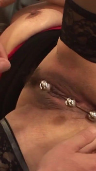 Tina Monti a Mature Woman with Huge Breasts and Light Hair Fucked in the Ass