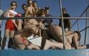 Vintage Usa: नौका पर सेक्स नंगा नाच चूत चाटना कमबख्त डिल्डो खेल