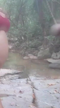 Caminhada na floresta