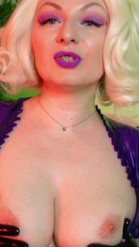 JOI CEI FemDom video, latex Mistress Arya Grander