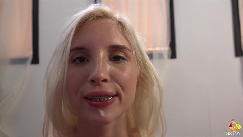 Finishes The Job: Piper Perri , a petite treat still in braces teen POV...