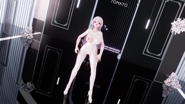 MikuMotion: [mmd] Tomboy Broken One-Piece White Silk Fishnet Binding