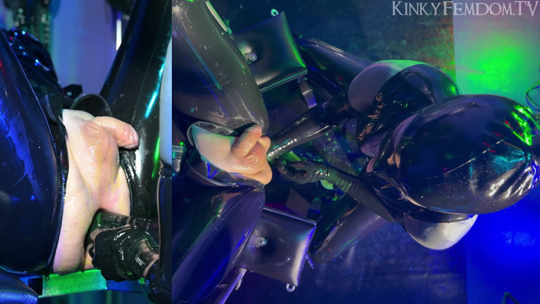 KinkyFemdomTV: Pesante doppio fisting in gomma uccelli occhi 4k ft mistress lunatika