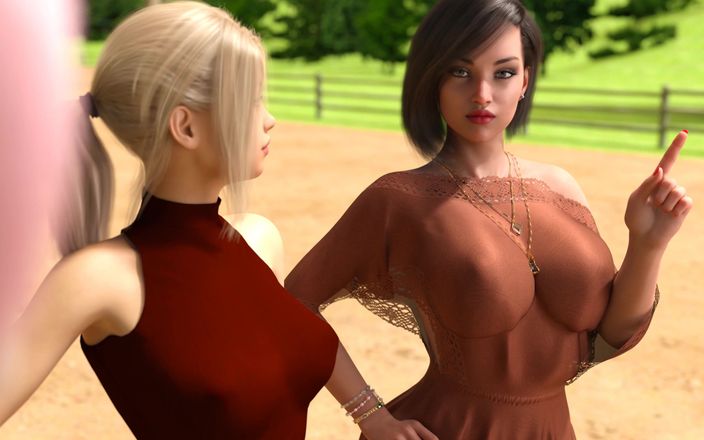 3D cartoon porn: Hjälper hotties story time - photo slide show 34