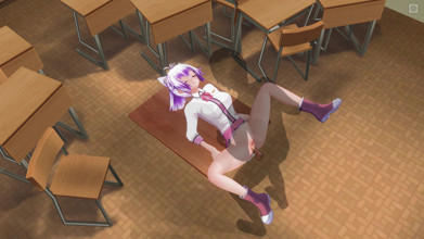 3D HENTAI Collegegirl fucked in the ass on the table
