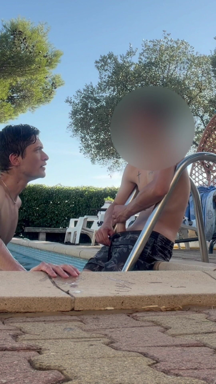Gabriel Loma: Suck Me and Swallow in the Pool