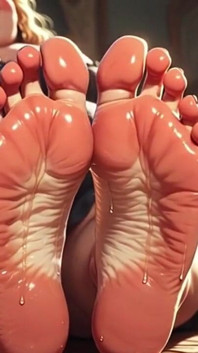Un mec soumis dévoué aux pieds moites d’une énorme BBW