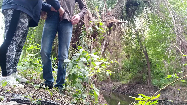 OurFetishLife: MILF stepmom takes care of stepson in nature