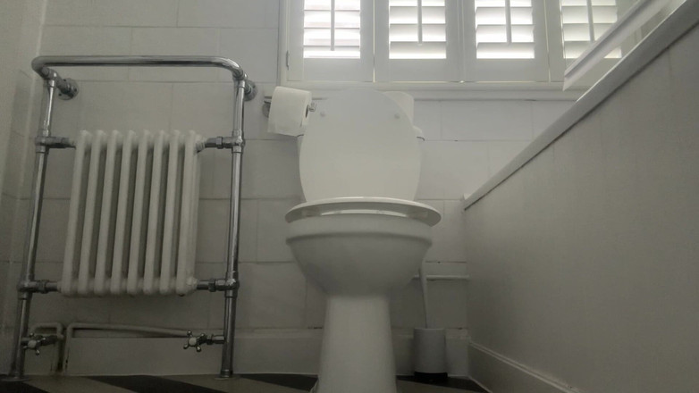 Miss Valentina: Cum sobre mi inodoro