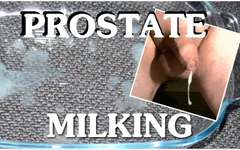 शानदार प्रोस्टेट मालिश पर भारी वीर्य