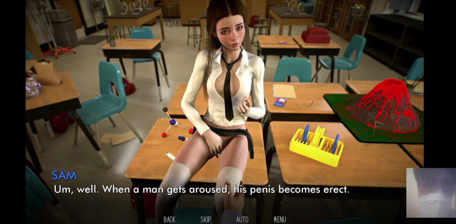 Dark Sam: 18 Anos, Mais Estudante Virgem Tem Notas Baixas Então Eu...