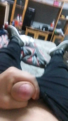 Hot Hunk Jack off in the Morning Moan & Cum