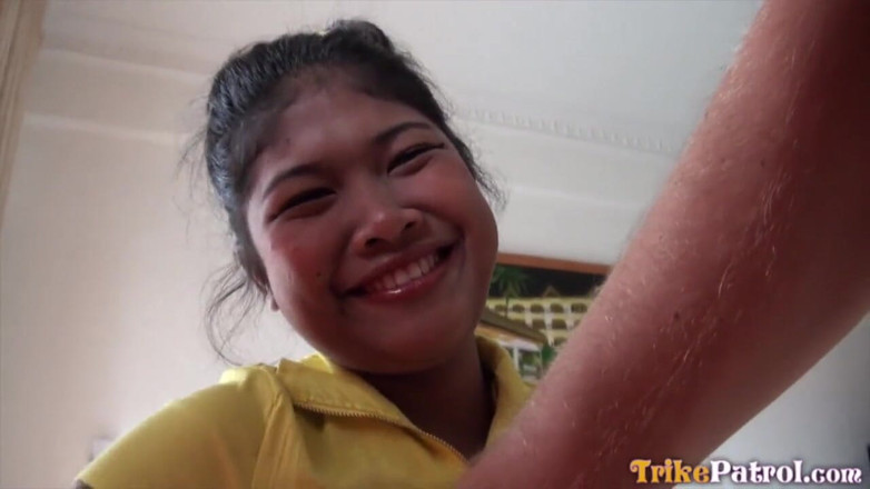 Trike Patrol - Tuk Tuk Patrol: Big tit Filipino amateur fucks big white dick