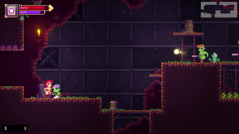 LewdArcade: Scarlet Maiden Side Scroller Game Play [część 01] Mini Sex Game [18+] Porn...