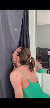 Nympho Lyndsay Sucks Strangers Cock at the Gloryhole