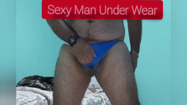 Davidandrexxx: Seluar dalam biru seksi untuk melancap sehingga pancut