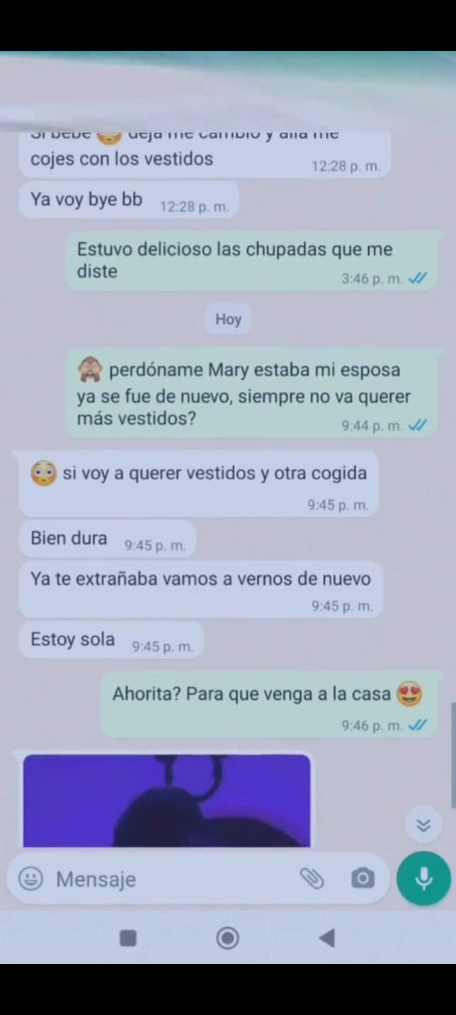 Mexicasero: Frau Mary wird sehr geil und schickt mir Fotos von...