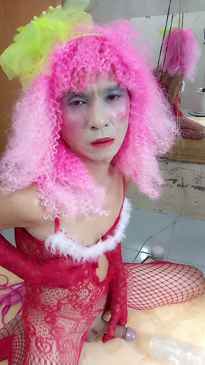 nguyen dang thien tri: Transgender Le nosí sexy ponožky porno Hraní s falešnými cans