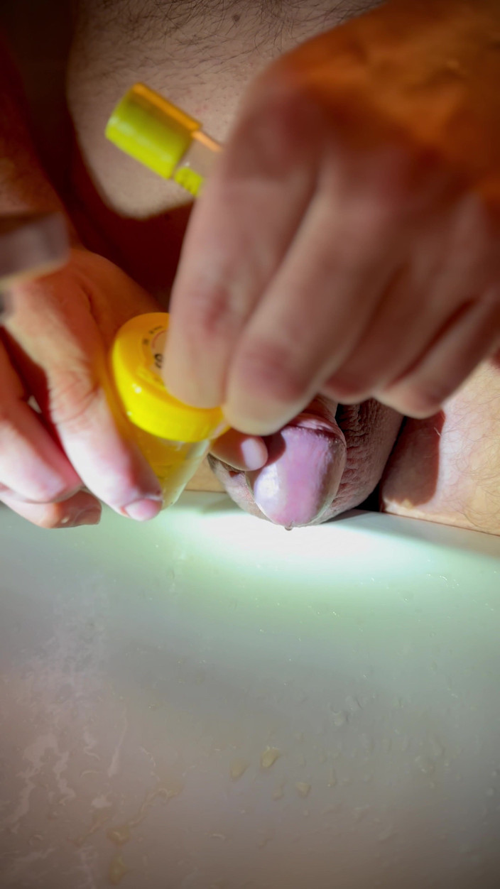 White Ukrainian Dick: How to Properly Take a Urine Test From a Penis!