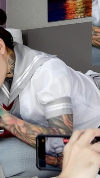 Marigalore Shinny Tan Punčocháče