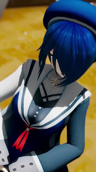 Otdmtmk vtuber time stop hentai mmd 3d blauwe haarkleur bewerken smixix