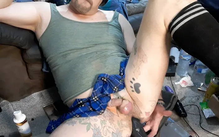 Ryan743: Anal Training with Large Dildo