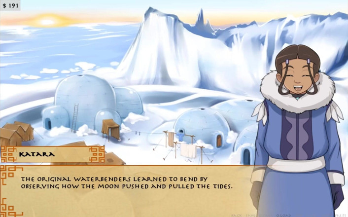 Cartoon Play: Four elements trainer part 3 (Book 1 water) (Slave route)
