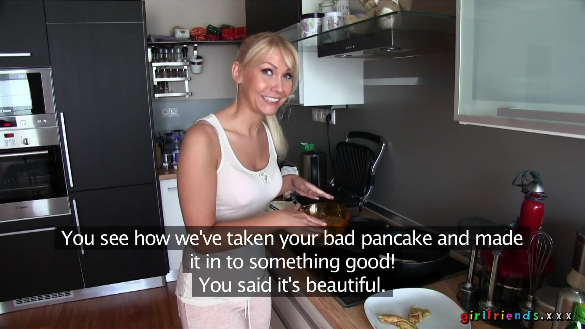 Girlfriends XXX - Lesbian Couple Take a Break From Cooking to Bang