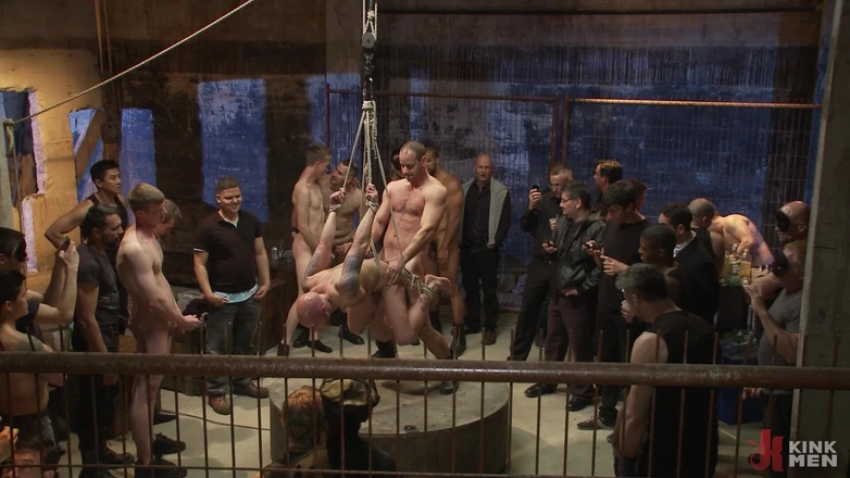 Kink Men Classics: Drake Jaden Swallows Girth Brooks' Giant Cock at the Armory...