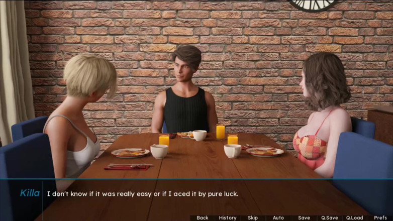 Visual Novels: Parfum d'été, partie 13 (route de la demi-sœur)
