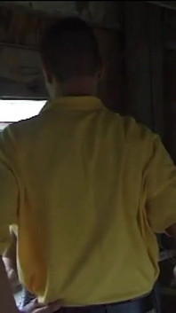 Two Horny Sluts Ass Fucked at the Stables and Cum on Their Small Tits