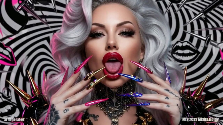 Goddess Misha Goldy: Aroma Claws Sniff, Hold, Stroke