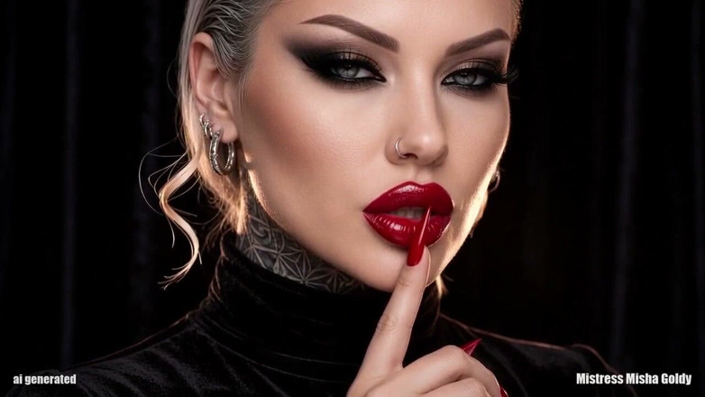 Goddess Misha Goldy: Voz suave, lei dura, quanto mais silencioso eu recebo, mais...