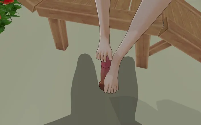 H3DC: 3D Hentai POV Legs Nero Claudius Stroking Your Dick
