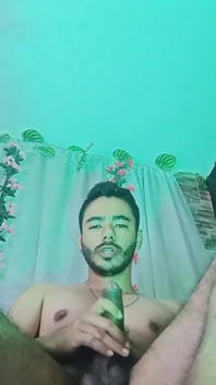 A Big Hot Cumshot Showing the Hairy Ass