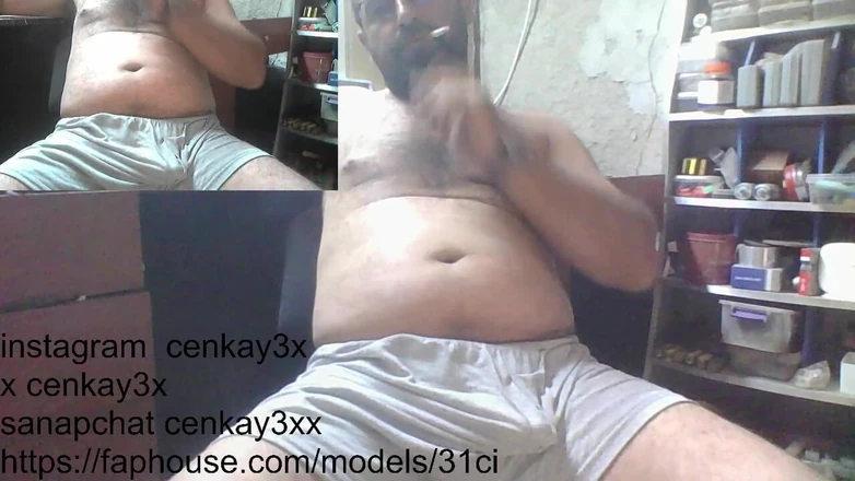 CenkAy: Masculine Daddy Live Broadcast