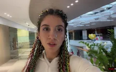 Crazy Cumwalk in Shopping Mall