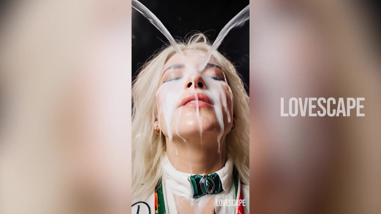 Lovescape: F1 Grid Girl Sucks &amp; Takes Facial on the Track