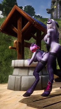 Draenei Futa baise une fille de Draenei à ses vœux | Warcraft, parodie porno