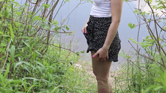 HotCoupleTeam: Mi Primera Desnudez Pública Y Masturbación De Coño. Paseo Erótico...