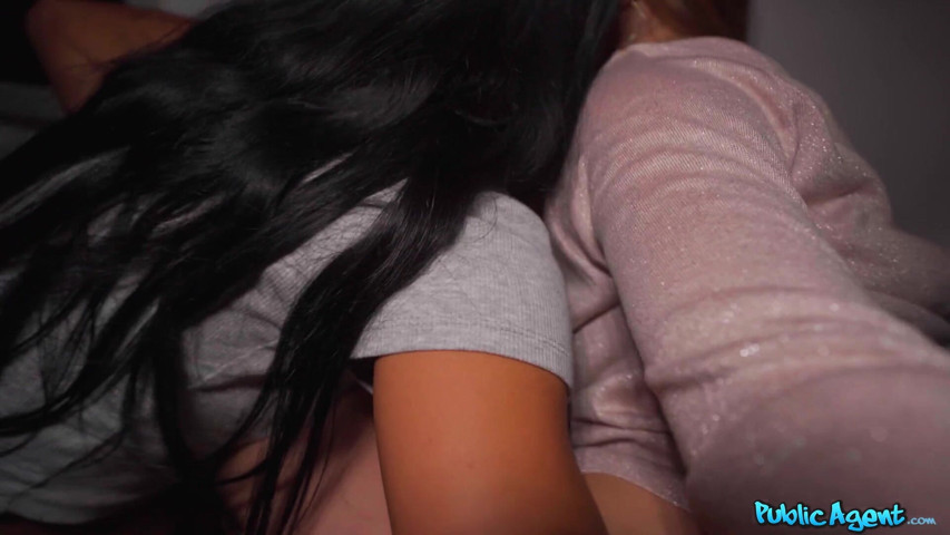 Public Agent - Lucky Agent in Basement Threesome with Alexis Crystal and Lexi Dona (Public Agent)