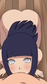 Naruto: Kunoichi Trainer - Hot 18yo Hinata Hyuga nastolatka Obciąganie i podwójna penetracja seks analny. Jej ciasny tyłek zostaje zalana