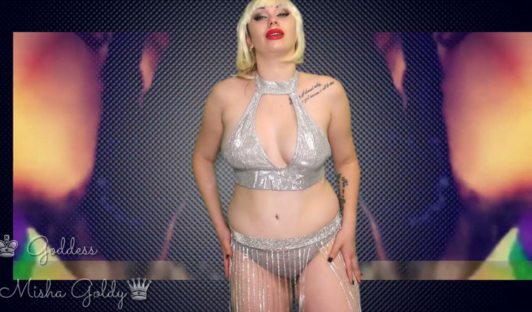 Goddess Misha Goldy: Będziesz w centrum uwagi imprezy gangbang!