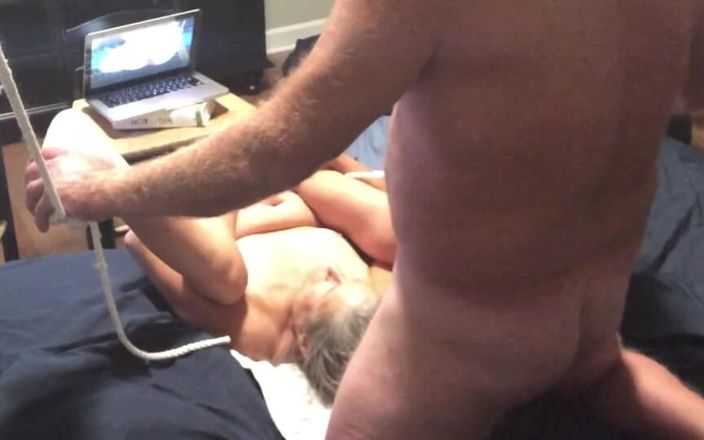 Squirting Senior: Mature Mom Gets Fucked in the Ass by White Bull...